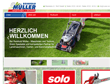 Tablet Screenshot of mueller-landtec.de